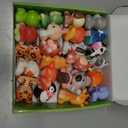 DMIGHT Party Favors for Kids 24PCS Safari Animal Squishy Toys,Goodie Bag Stuffers, Pinata Stuffers,Birthday Gifts for Boys & Girls,Treasure Chest Prizes,Classroom Prizes for Kids