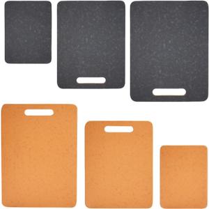 Dishwasher Safe Wood Cutting Boards for Kitchen, Wood Cutting Board Set of 3, Double Sided, 0.39 Thick Chopping Board Set with Handle, Wooden Cutting Boards for Meat, Vegetable, Fruit