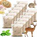 12 Pack Natural Deer Pouches, Deer Rabbit Repellent Pouches for Plant Tree Outdoor Yard Garden House | Long-Lasting Protection | Safe for Dogs and Children