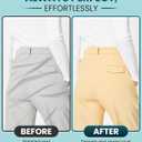 Pants Stretcher with Durable Wire Hanger Wrinkle-Free, Perfectly Creased Drying for Jeans, Dress Pants, Slim Fit, Chinos, Slacks & Cargo. Adjustable Stretchers for Optimal Fit., Adult