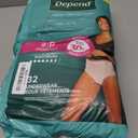 Depend Fresh Protection Adult Diapers, Incontinence & Postpartum Bladder Leak Underwear for Women, Disposable, Maximum, Small, Blush, 32 Count