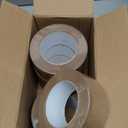 Lichamp Kraft Packing Tape, Brown Kraft Gummed Tape for Packing Boxes, Shipping Cardboard and Carton Sealing, 6 Rolls x 2 inch x 55 Yard x 7 mil, B206BN