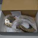 Delta 6-Setting In2ition 2-in-1 Dual Shower Head with Handheld High Pressure ProClean Spray, Brushed Gold Detachable Shower Head with Hose, 1.75 GPM Flow Rate, Champagne Bronze 75655CZ