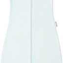 Tiny Twinkle Baby Sleep Sack 3-6 Months 1.0 TOG, Cotton & Elastane Wearable Blanket, Swaddle Transition Micro-Fleece, Machine Washable (Ice Blue)