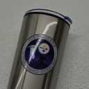 Cowboy Bigfoot We Believe Pittsburgh Steelers Stainless Tumbler 