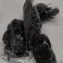 Kinky straight Vixen Crochet Bundles crochet hair16inch Natural Black Yaki Premium Synthetic Fibers for black women Hair Extension (3, 1B)