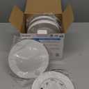 JULLISON 4 Inch Field Selectable 5CCT LED Motion Sensor Ceiling Light, 120V Wired Closet Light, 10 Watts, 600Lm, CRI80+, Nondimmable, ETL Certified, Wet Location, Round/White, 4 Packs …