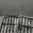 OUSHENG Decorative Garden Fence Fencing 10 Pack, 36in (H) x 10.8ft (L) Rustproof Metal Wire Panel Border Animal Barrier for Dog, Flower Edging for Yard Landscape Patio Outdoor Decor, Arched