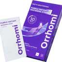 Teeth Whitening Strips 4 Treatments, Enamel Safe for Sensitive Tooth, Whitens Teeth, Purple Whitening Strips, Removes Yellow Stains & Bad Breath - Effective Color Correction for a Brighter Smile