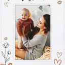 FaCraft Mothers Day Picture Frame - Mothers Day Gift for Mom from Daughter Son - New Moms First Mothers Day First Time Mom Gifts for Mother Wife - Wooden Photo Frame Birthday Gifts Home Decor