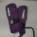 Andake Winter Ski Mittens for Men Women&Teenager,Waterproof & Insulated Snow Gloves, Warm Cold Weather Mittens,Professional Snowboard Mittens for Skiing, Snowboarding,Winter Sports, Size S