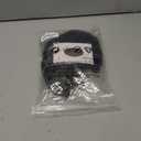 karlery Men Long Wave Black Wig Gaston Colonial Wig Halloween Costume Cosplay Wig