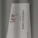 ZICOTO Beautiful Christmas Cards Set of 20 with Watercolor Designs - Incl. Bulk Envelopes, Matching Stickers And Storage Box - Perfect to Send Warm Holiday Wishes to Friends and Family