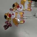 Christmas Solar Garden Lights,3 Pack Santa Claus Snowman Reindeer Solar Stake Lights,Xmas Figurine Lights for Yard Lawn Porch Holiday Decor for Women