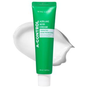 A-Control Azelaic Acid Cream  Korean Blemish Clear Moisturizer for Face - Acne-Fighting & Hydrating for Clearer Skin - Blemish Relief, Soothing Recovery, 1.69oz.