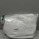 jinchan Curtains Linen Textured Casual Weave Curtain for Living Room Grommet Top Light Filtering Window Drapes Panels for Bedroom White 63 Inches Long 2 Panels Curtains