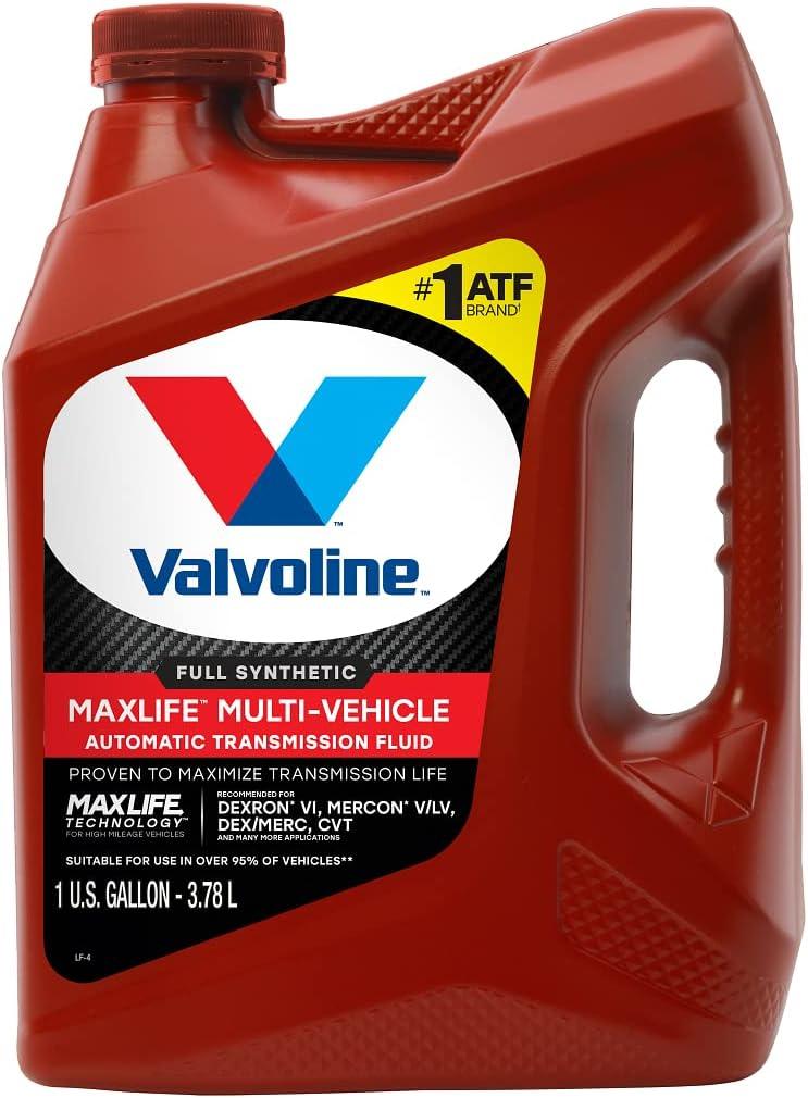 Valvoline MaxLife Multi-Vehicle ATF Full Synthetic Automatic Transmission Fluid 1 Gallon (EXP 10/10/26)