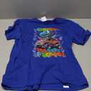 I Crushed 100 Days of School Dinosaur Monster Truck Boy T-Shirt (Medium)