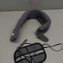 BETOVIN Heated Neck Brace Cervical Collar - Neck Support Brace with Heating Pad, Soft Foam Wraps Keep Vertebrae Stable and Aligned for Relief of Cervical Spine Pressure for Women & Men (M Size) Grey (Heated Style Medium (12.6-15.8 Inch))