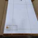 Black Bathroom Mirror for Wall, 60" x 36" Large Framed Rectangle Mirror with Beveled Stereoscopic Aluminum Alloy Frame, Wall Mirror for Hotel Double Vanity, Barber Shop (Horizontal/Vertical)