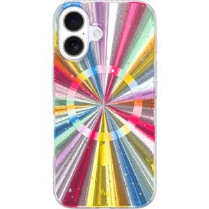 LONLI Hue - Magnetic Case for iPhone 16 - [Compatible with Magsafe] - [360 Shock-Absorbent Bumper] - [Cute and Unique Phone Cover for Girls and Women] - Cosmic Portal