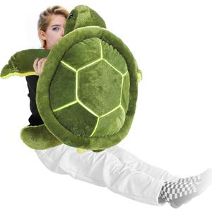 Civaner Turtle Stuffed Animals Sea Turtle Plush, Valentines Day Gifts for Kids, Plush Pillow Toys, Tortoise Toys Doll for Birthday(30 Inches)