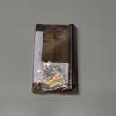 Toilet Paper Holder with Phone Shelf,Bamboo Wall Mounted Tissue Roll Holder for Bathroom (Brown) (1 PC)