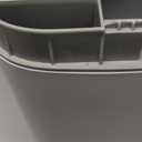 Automatic Motion Sensor Bathroom Trash Can with Lid, Slim Motion Sensor Plastic Narrow Seam Trash Can for Bedroom, Kitchen, Office, RV, 4 AA Battery Powered (Batteries Not Included), 19 garbage bags