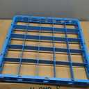 Carlisle FoodService Products RE2514 OptiClean 25 Compartment Divided Glass Rack Extender, 1.78", Blue