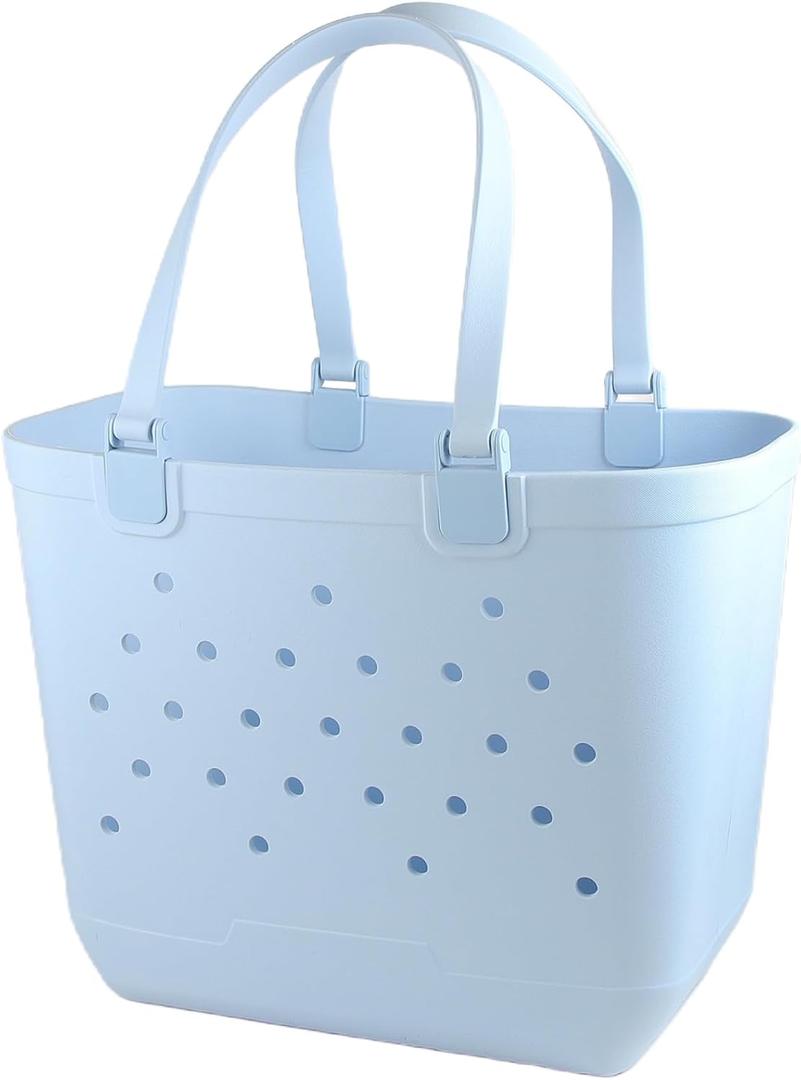 Beach Tote Bag, Waterproof Sandproof Rubber Beach Tote Bags For Women