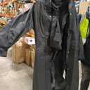 Women's Rain Coat Waterproof with Hood Long Raincoat Packable Rain Jacket Casual Windbreaker, Medium