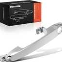 A-Premium Front Left Driver Side Exterior Door Handle Compatible with Kia Forte 2010 2011 2012 2013, with Keyless Entry, Chrome, Replace# 82651-1M020, 82652-1M240