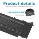 TREE.NB New K5XWW Laptop Battery for Dell Latitude 5289 7389 7390 2-in-1 Series Latitude 12 5000 E5289 L3180 Series P29S001 P29S002 725KY 71TG4 N18GG 6CYH6 J0PGR