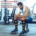 CHARMKING 6 Pairs-Compression Socks for Women & Men Circulation Best Support for Nurses, Running, Athletic,Flight Travel (L)