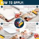 Self-Adhesive Clear Laminating Roll 12 x 30ft - 2 Pack Glossy Laminating Film 3 MIL Roll - Ideal for Crafting, Document, Stickers