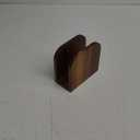 ALELION Acacia Wood Napkin Holder for Table, Wooden Upright Napkin Holders for Kitchen, Standing Napkin Dispenser for Kitchen Dining Room Party Cocktail Outdoor Use