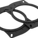 Speaker Spacer Ring 6x9" to 6.5" Tweeter Speaker Adaptor Car Speaker Subwoofer Mounting Spacer Bracket Ring for Nissan Sylphy ABS Black Waterproof