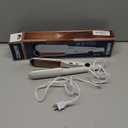 Conair Double Ceramic Flat Iron, 1 1/2-inch , White