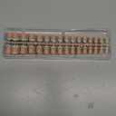 Short Square French Tip Press on Nails, Multicolor 150pcs Soft French Gel Nail Tips, No Need to File, Pre-lasting Acrylic Matte Fake Nails Extension for Women Girl Nails Art DIY 15Sizes