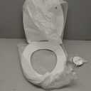 LUXE TS1008E Elongated Comfort Fit Toilet Seat with Slow Close, Quick Release Hinges, and Non-Slip Bumpers (White)