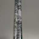 2 x Window Privacy Film with Cutting Grid, Non-Adhesive Stained Glass Window Film Decorative, Static Cling Privacy Window Film (Leaf Rainbow,17.5 X 78.7 inch)