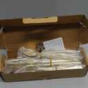 Astercook Silverware Set 48-Piece Gold Flatware Set with Steak Knives Food-Grade Stainless Steel Cutlery Set for 8 Mirror Polished Utensils Set for Home Kitchen Restaurant Valentine's Gift