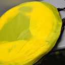 28 in 10 Foot Yellow Extra Large Dog Agility Tunnel with Sandbags