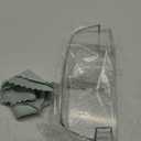 AMI PARTS WPW10430639 W10324876 Freezer Door Shelf Bin compatible with Whirlpool Kenmore Refrigerator Door Shelves-Fit for Freezer Side Door (transparent)-Send Scouring Pad