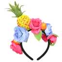 Needzo Tropical Pineapple Headband, Fun and Festive Accessory for Luau and Hawaiian Themed Parties, Photo Booth Supplies, One Size Fits Most
