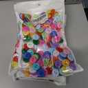 4 x Colorful Sewing Buttons, 15mm Round, 2-Hole, 200 Pack, Mixed Colors Flatback Button (Mixed-color-200pcs)