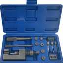 Motorcycle Chain Breaker Set, 16-Piece Chain Removal Tool Chain Cutter and Riveter Kit for Motorcycle ATV Bike Cam & 25 to 930 Chains