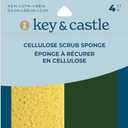 KEY & CASTLE SCRUB SPONGES 4 pcs