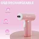 Pink Cordless Electric Screwdriver Set, 3.6V USB Rechargeable Small Electric Drill With 26pcs Driver Bit Set Flexible Shaft LED Light For Women Automatic Mini Pink Drill Set