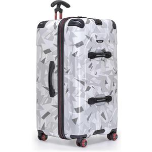 Traveler's Choice Maxporter II Polycarbonate Hardside Trunk with Spinner Wheels, White Camo, 31-Inch Large Trunk